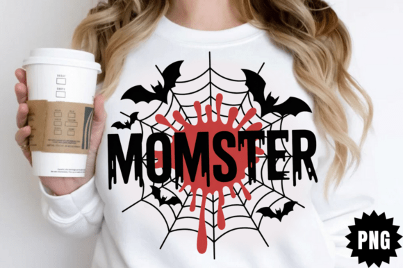 A Designer's Take on Funny Halloween Momster PNG