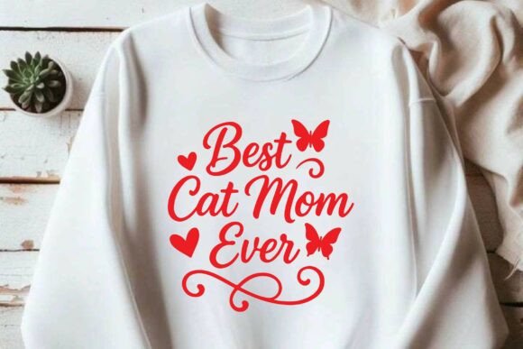 Best Cat Mom Ever T-shirt Design Clipart: A Designer’s Review