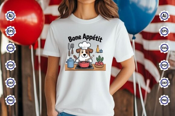 Bone Appétit PNG T-Shirt Design