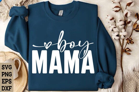Boy Mama SVG PNG, Mom Life SVG PNG