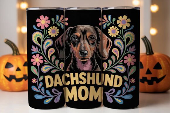 Dachshund Mom 20oz Tumbler Wrap