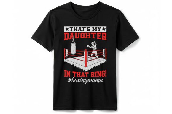 Daughter in Ring Boxing Mama T-Shirt Review