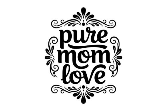Elegant Pure Love Mom Typography: A Designer’s Embroidery Review