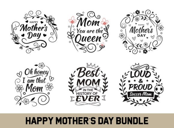 Mama Mother’s Day Bundle T-Shirt Design