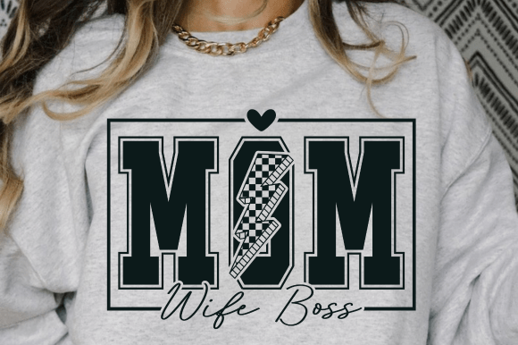 Mom Wife Boss SVG PNG, Mom Life Svg Png