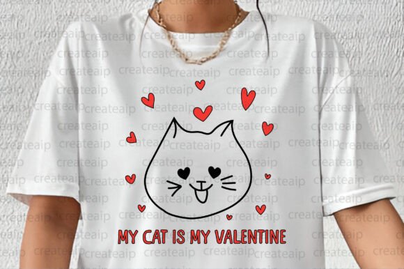 My Cat is My PNG Valentine's Day SVG