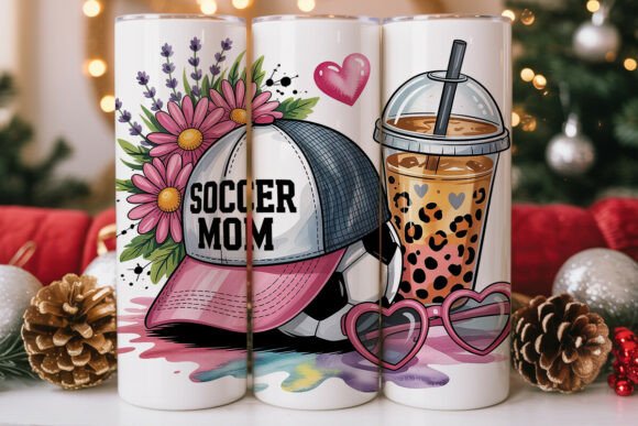 Soccer Mom Leopard Boba Tumbler
