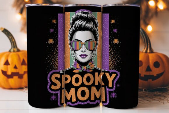 Spooky Mom 20oz Tumbler Wrap